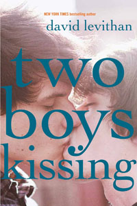 : Two boys kissing